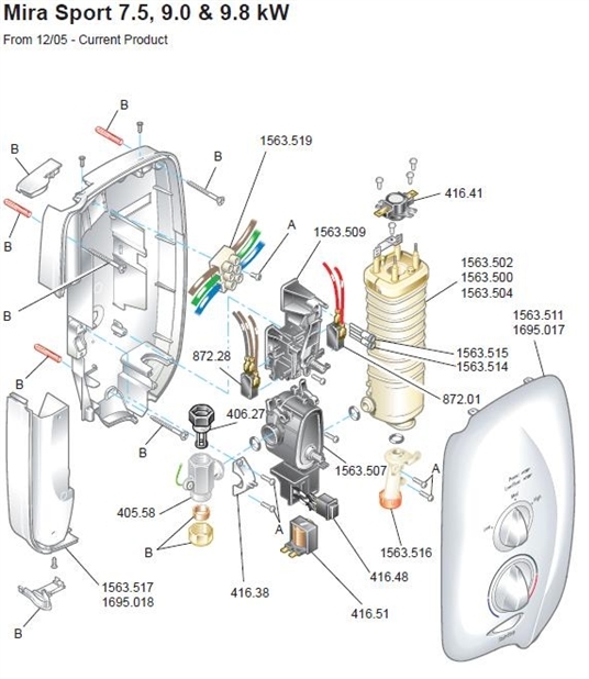 Exploded Diagram for ALL PARTS