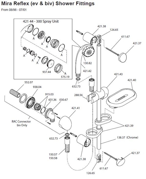 Exploded Diagram for EXPLODED VIEW