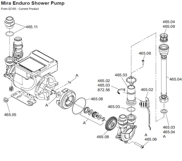Exploded Diagram for EXPLODED VIEW