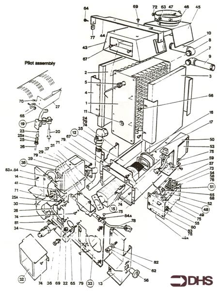 Exploded Diagram for BOILER