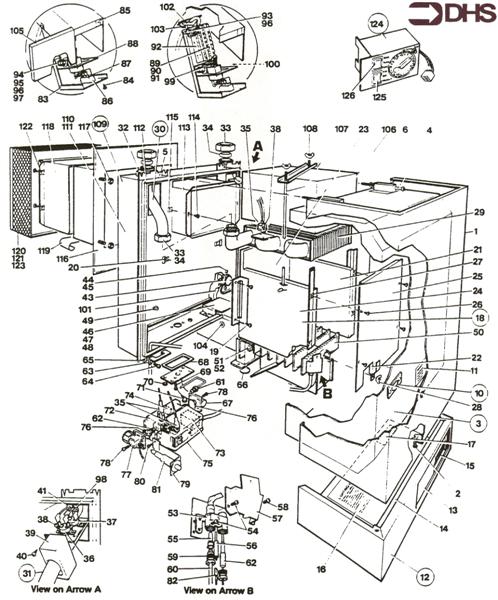 Exploded Diagram for COMPLETE MODEL