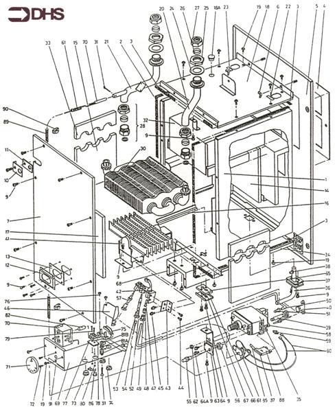Exploded Diagram for BOILER ASSEMBLY