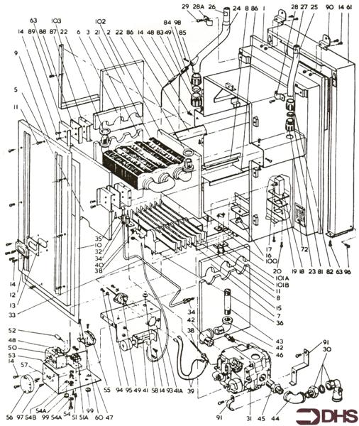 Exploded Diagram for BOILER ASSEMBLY
