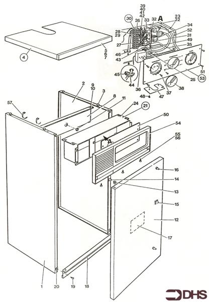 Exploded Diagram for CASE & CONTROL BOX