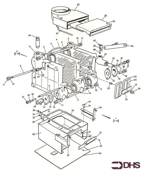 Exploded Diagram for WATERWAY COMB CHAMBER