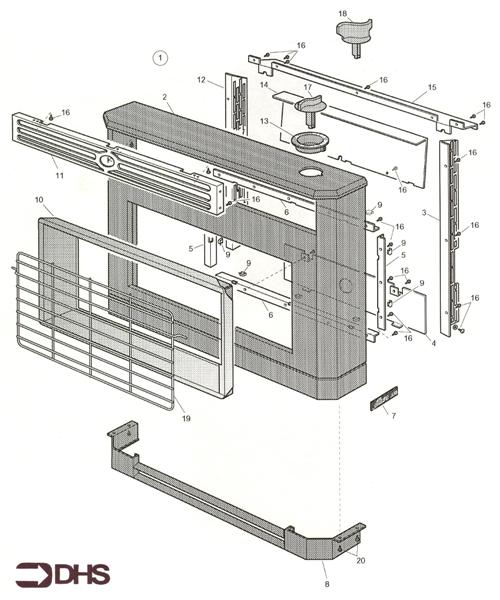Exploded Diagram for CASING ASSY ALLURE