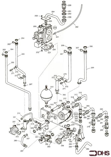 Exploded Diagram for GAS ASSY