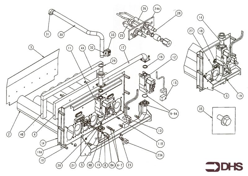 Exploded Diagram for BURNER ASSY