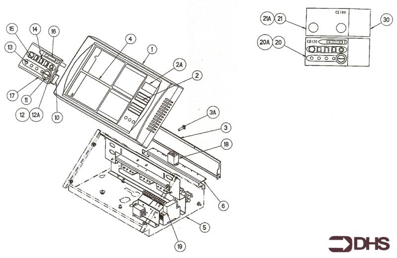 Exploded Diagram for CONTROL PANEL