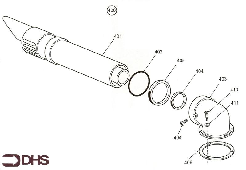 Exploded Diagram for FLUE ASSY