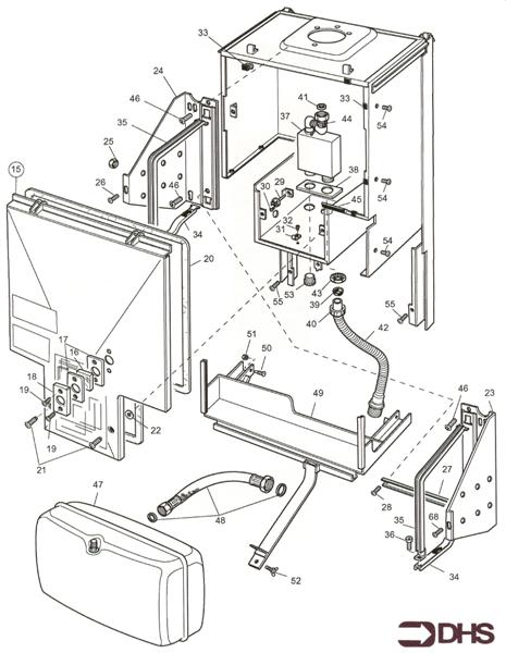 Exploded Diagram for INNER CASING ASSY