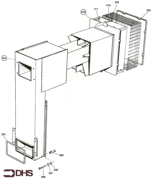 Exploded Diagram for AIR DUCT AND TERMINAL ASSY