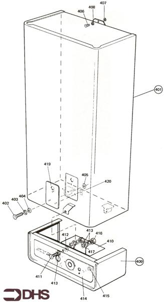 Exploded Diagram for CASING ASSY