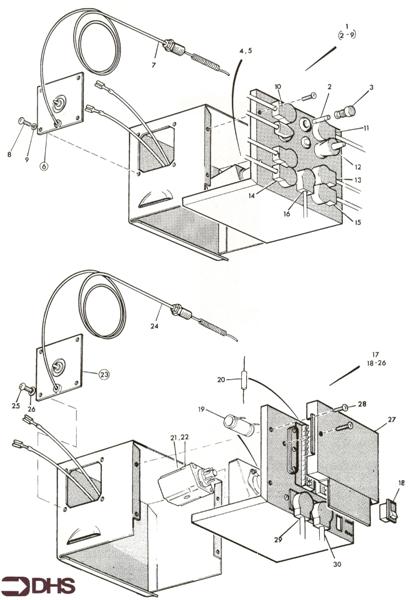 Exploded Diagram for CONTROL BOXES