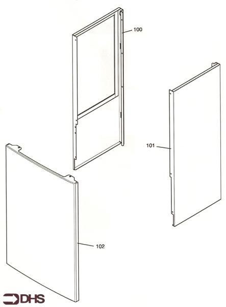 Exploded Diagram for OUTER CASING ASSY