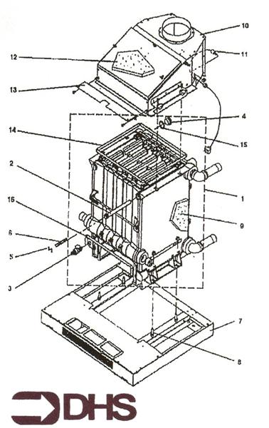 Exploded Diagram for BOILER LE/ST ASSY