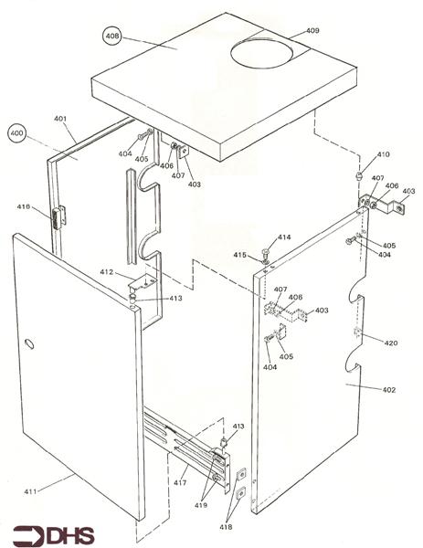 Exploded Diagram for CASING ASSY MK1