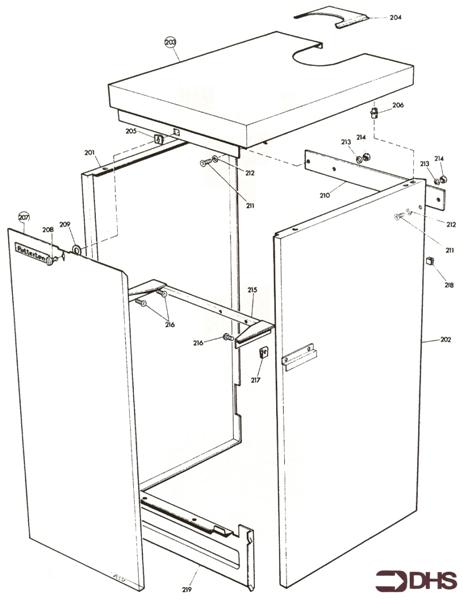 Exploded Diagram for CASING ASSY