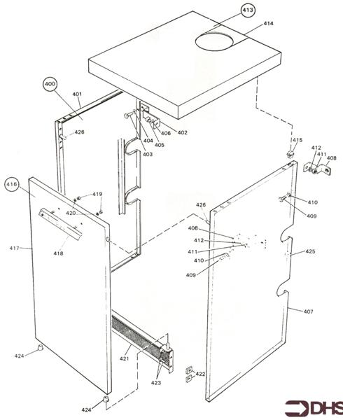 Exploded Diagram for CASING ASSY MK1