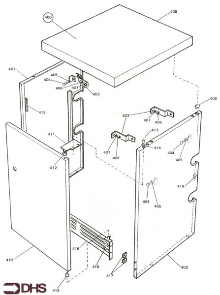 Exploded Diagram for CASING ASSY MK1