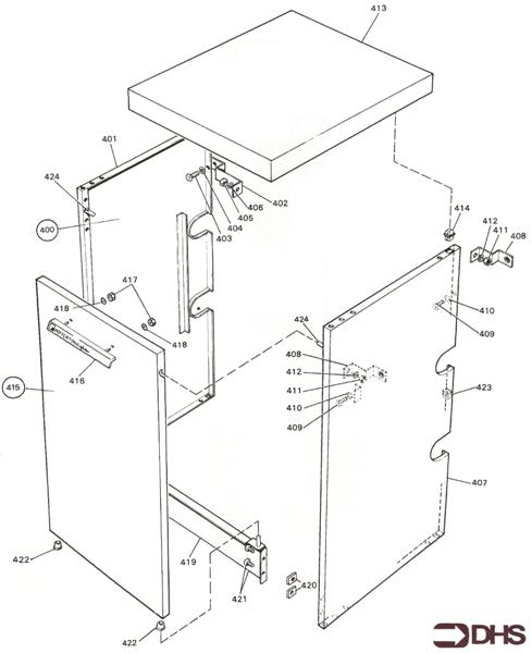 Exploded Diagram for CASING ASSY MK1