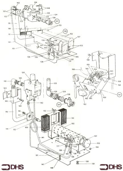 Exploded Diagram for GAS & CONTROL MODULE ASSY