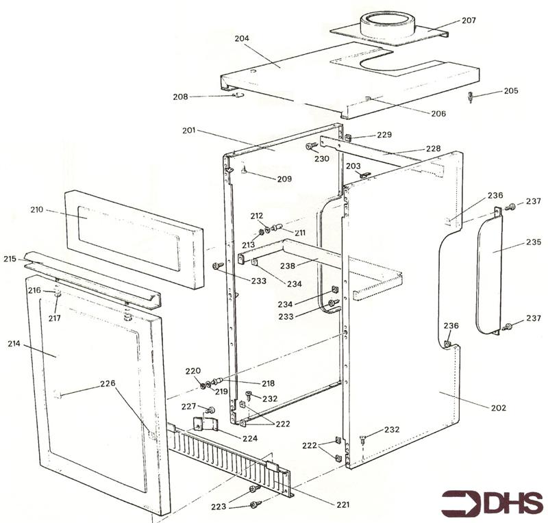 Exploded Diagram for CASING ASSY