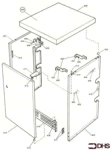 Exploded Diagram for CASING ASSY MK1