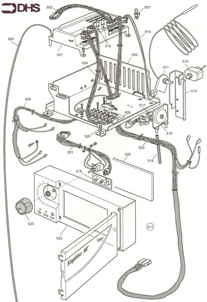Exploded Diagram for CONTROL PANEL ASSY