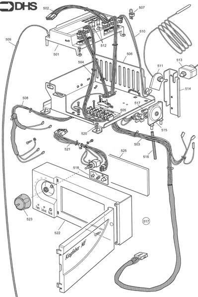 Exploded Diagram for CONTROL ASSY