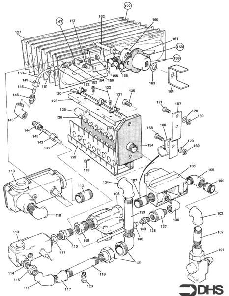 Exploded Diagram for GAS CONTROL - BURNER ASSY