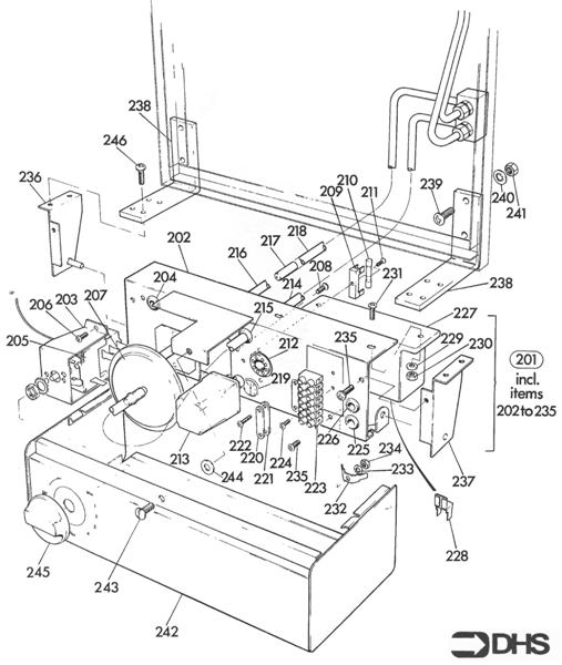 Exploded Diagram for CONTROL PANEL ASSY