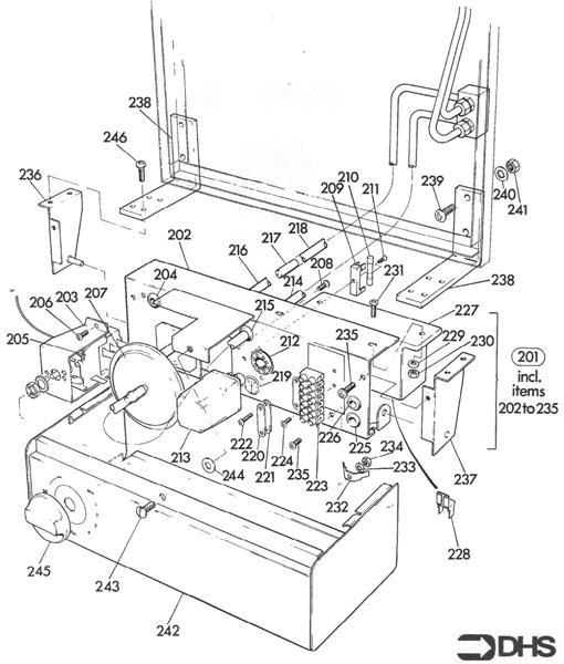 Exploded Diagram for CONTROL PANEL ASSY