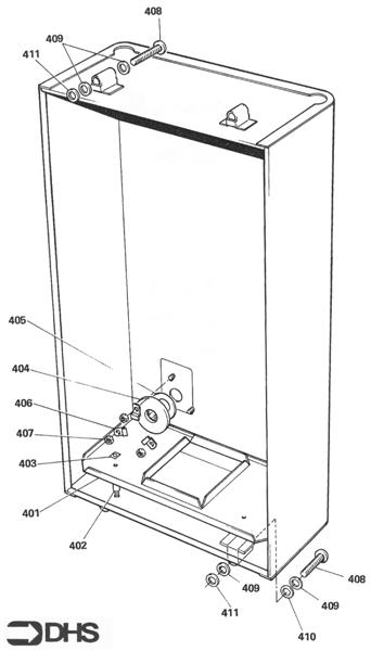 Exploded Diagram for CASING ASSY