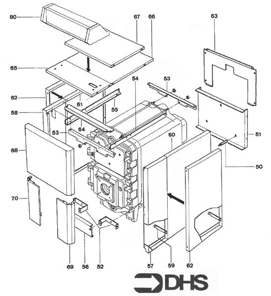 Exploded Diagram for CASING ASSY