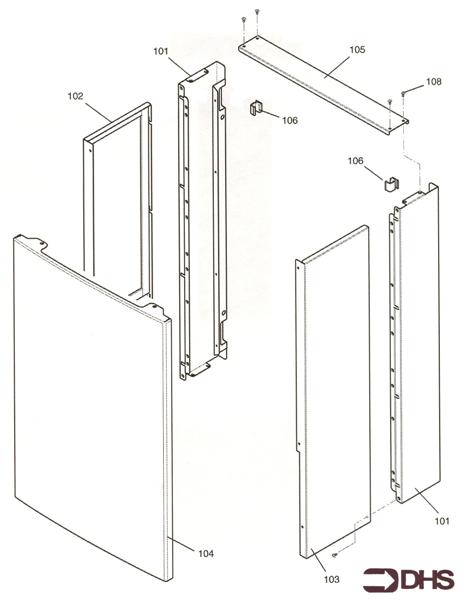 Exploded Diagram for CASING ASSY