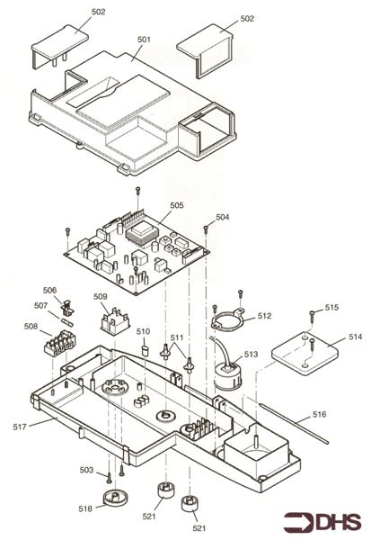 Exploded Diagram for CONTROLS