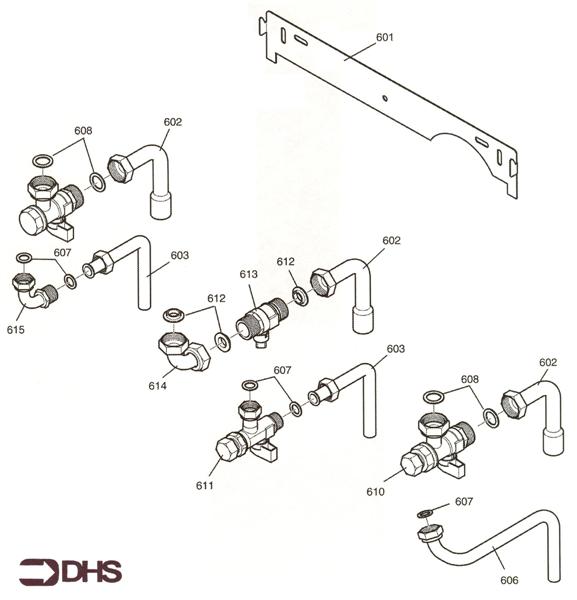 Exploded Diagram for WALL JIG - HYDRALIC CONNECTION