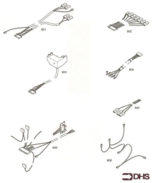 Exploded Diagram for WIRING HARNESSES