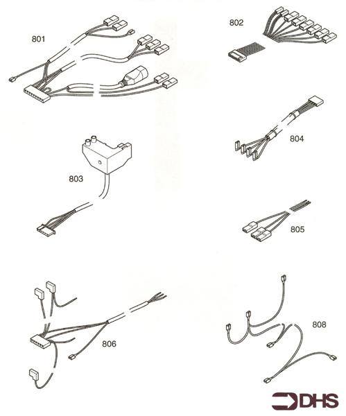 Exploded Diagram for WIRING HARNESSES