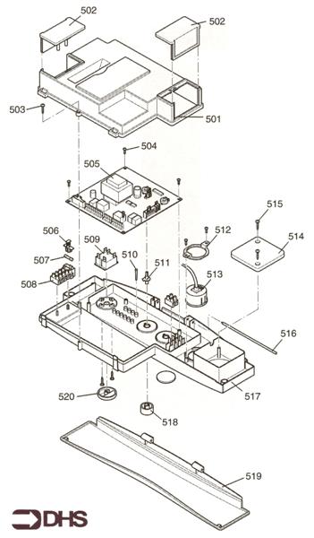 Exploded Diagram for CONTROLS