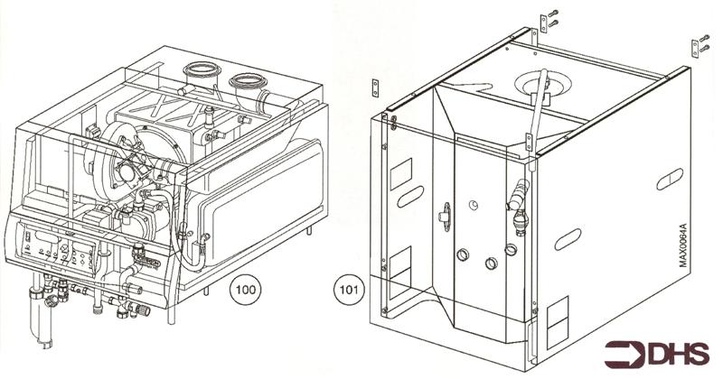 Exploded Diagram for TOP BOILER - BOTTOM ASSY