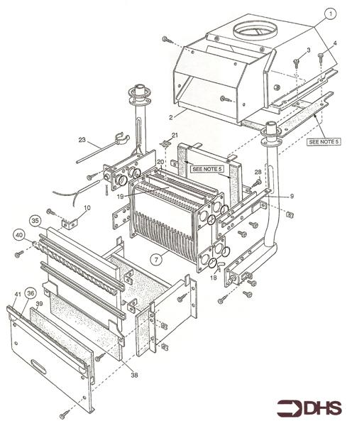 Exploded Diagram for BOILER ASSY TYPE 2