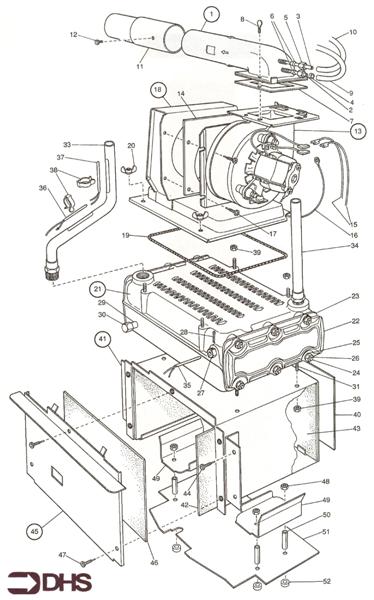 Exploded Diagram for BOILER ASSY