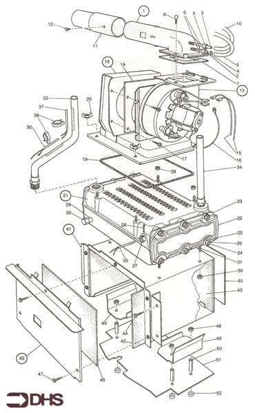 Exploded Diagram for BOILER ASSY