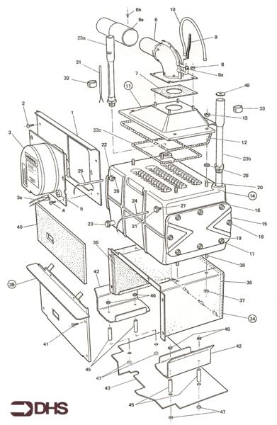 Exploded Diagram for BOILER ASSY