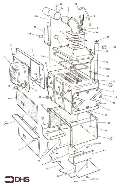 Exploded Diagram for BOILER ASSY