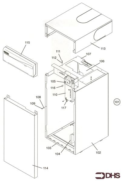 Exploded Diagram for BOILER COMPONENTS I