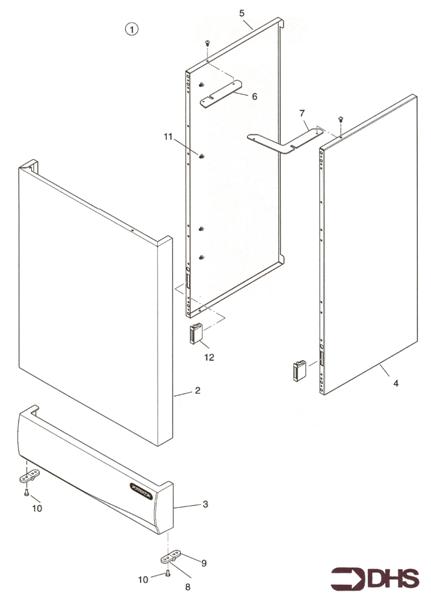 Exploded Diagram for BURNER ASSEMBLY