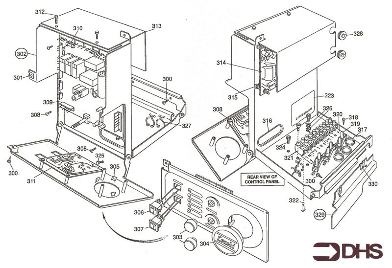 Exploded Diagram for CONTROL ASSY